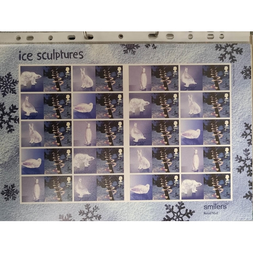 413 - Album of c2000s-2010s British mint presentation packs postage stamp sets comprising of 112 first cla... 