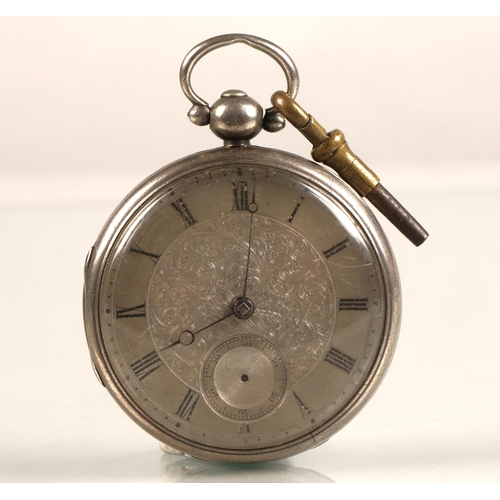 110 - Silver cased pocket watch