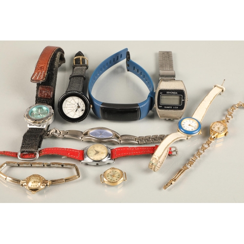 116 - Selection of wrist watches