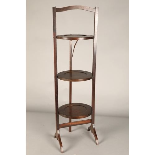 466 - Three tier folding cake stand