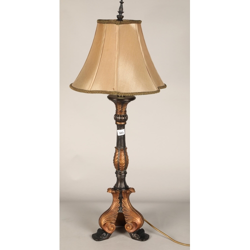 503 - Ornate table lamps,88 cm high