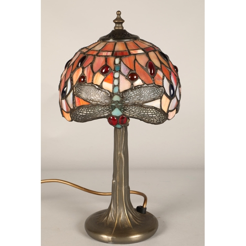 517 - Tiffany style table lamp, 36 cm high