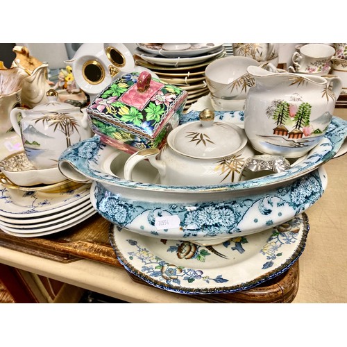 263 - Quantity of ceramics including Maling ware, flower fairy plates, Noritake, etc