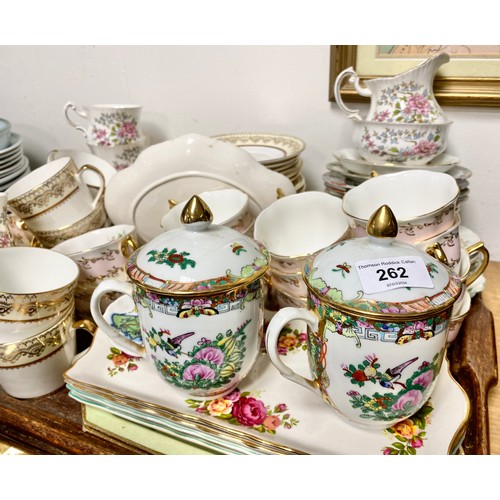 262 - Quantity of teaware including Royal Standard, Royal Albert, etc