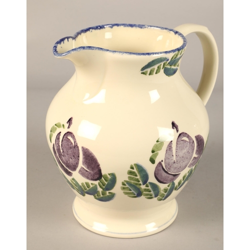 205 - Poole pottery set of four ramakins and jug