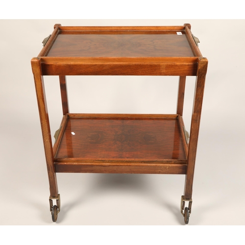 467 - Folding tea trolley with trays