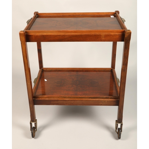 467 - Folding tea trolley with trays