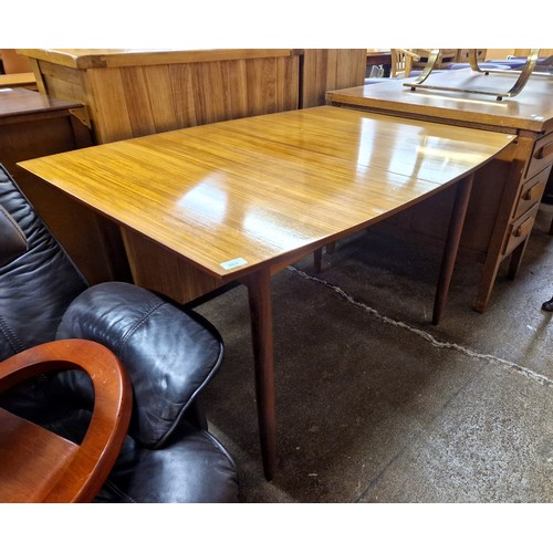 603 - Mid century teak extending dining table