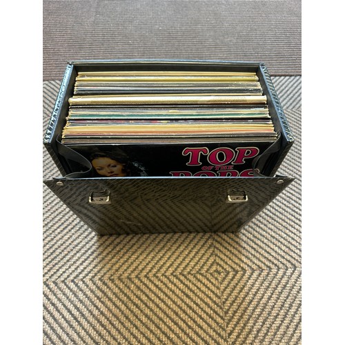 337 - Two carry cases of LPs