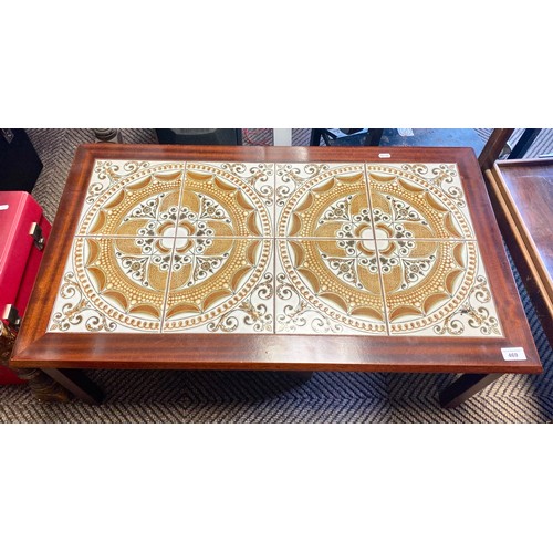 469 - Tile top lounge table