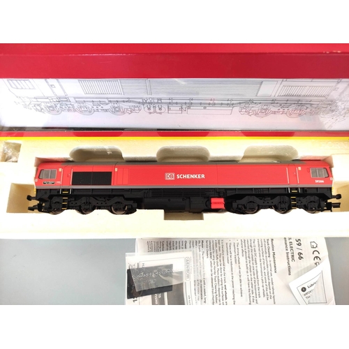 223 - Hornby Railways. 00 Gauge No.59206 DB Schenker Class 59 Locomotive R2935.