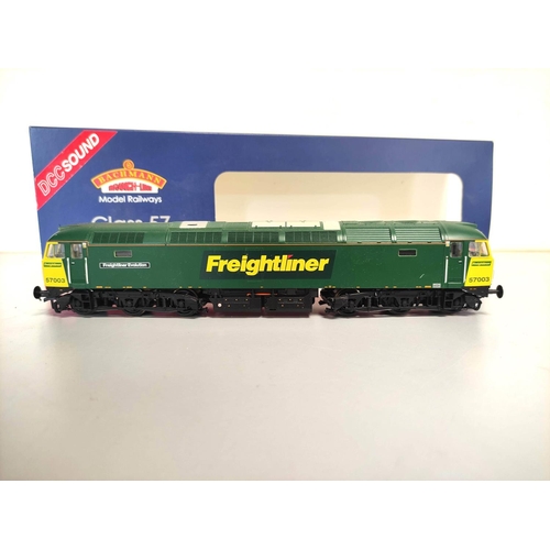 230 - Bachmann Branchline. Class 57/0 57003 'Freightliner Evolution' in Freightliner Livery (DCC Sound Fit... 