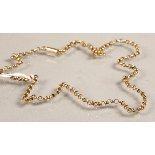 61 - 9ct gold chain, 2.7g