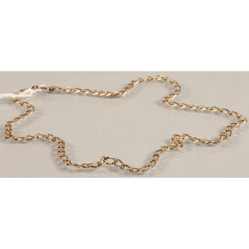 75 - 9ct gold chain, total weight 10.5g