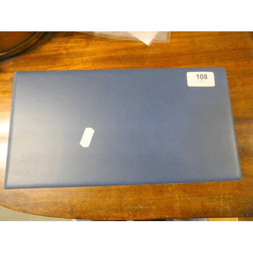 108 - Album of first day covers, all with franking marks dating from 60's to 80's.