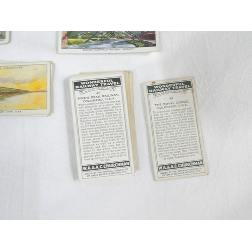 86 - Various cigarette cards including Wills, Churchman, Godfrey Phillips (Transport)