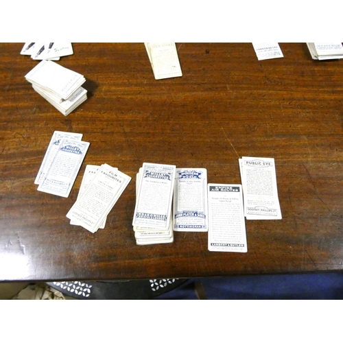 93 - Large box of various Churchman and Players cigarette cards.