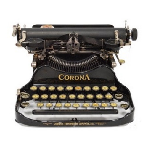 Corona typewriter, in fitted case.