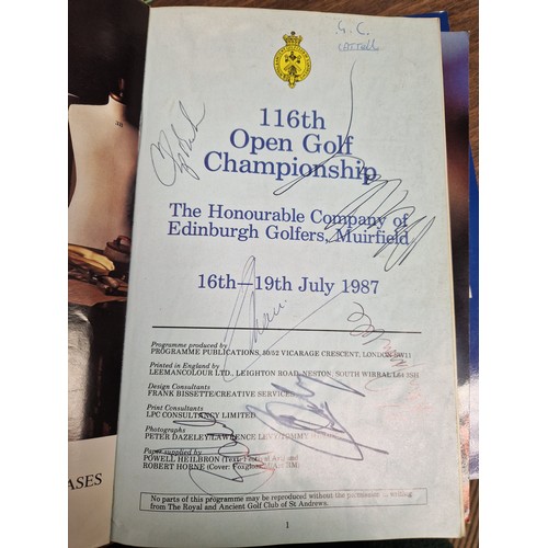 229 - Five Royal and Ancient Golf Club of St Andrews Open golf championship programmes Troon 1989 (x2) and... 