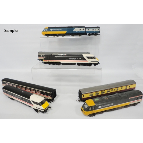 282 - Collection of Hornby OO gauge locomotives and coaches to include Intercity and Inter-City 125.