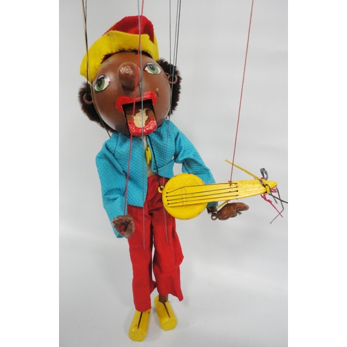 294 - Pelham puppet, 'Nigger Minstrel', c. 1950s, with original box.