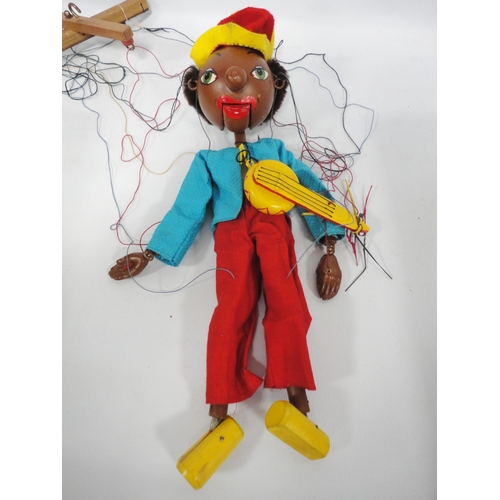 294 - Pelham puppet, 'Nigger Minstrel', c. 1950s, with original box.