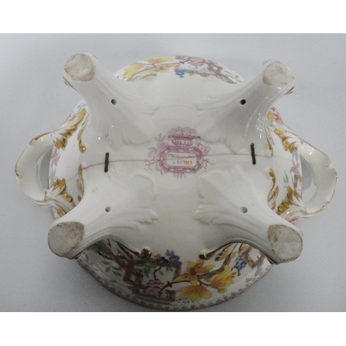 232 - 19th century porcelain dinner service for J Allsup, 16 St Paul's Church Yard, London, in the 'Chines... 