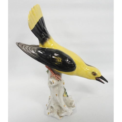 241 - Carl Thieme for DresdenPorcelain model of a golden pheasant, 20th century, glazed in rich colours on... 