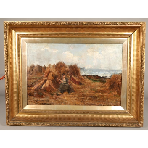 470 - William Watt Milne (Scottish 1865 - 1949)Gilt framed oil on board - signed and dated (19)96'Resting ... 