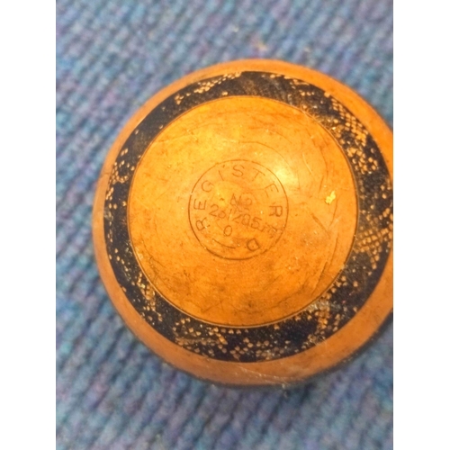 400 - The Original Croquet set by F.H Ayres - London, Housing mallets, balls etc, with original label to t... 