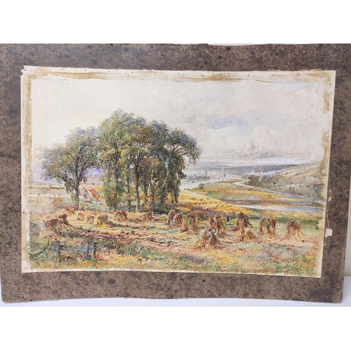 213 - James Hall Cranstoun (1821 - 1907)View of Perth.Watercolour and gouache.Signed and dated 1878.37cm x... 