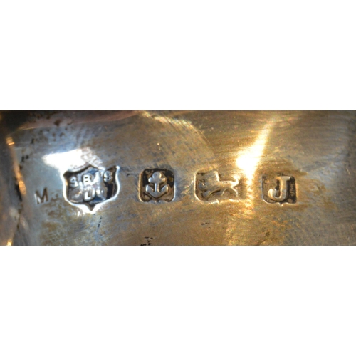 88 - Two silver sauce boats with cut edges, 156g.