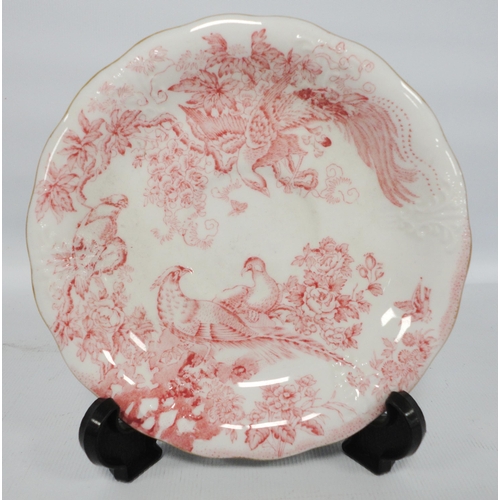 246 - Royal Crown Derby 'Red Derby Panel' pattern porcelain tureen and cover, shape no. 1236, with backsta... 