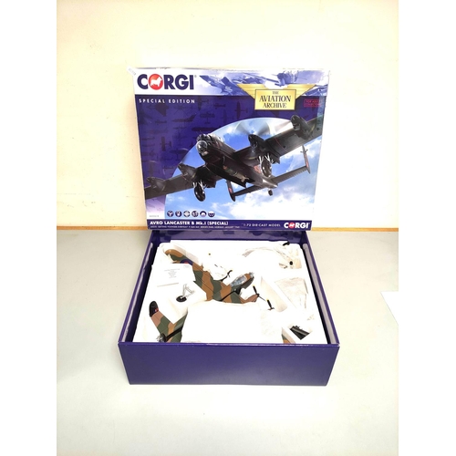 92 - Corgi Aviation Archive. Special edition 1:72 scale Avro Lancaster B Mk1 model No. AA32618. Complete ... 