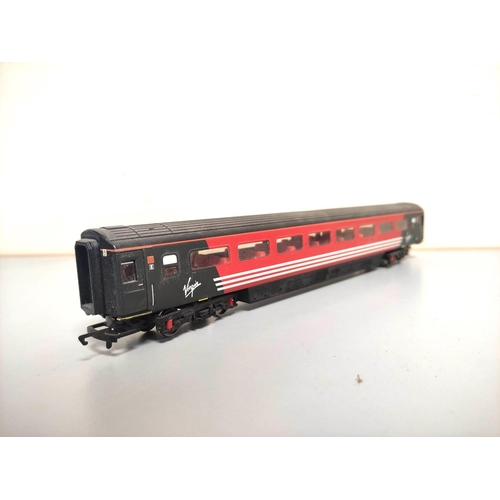 213 - Hornby Railways. Virgin Trains engines and rolling stock comprising of a Virgin Star 4 Car EMU pendo... 