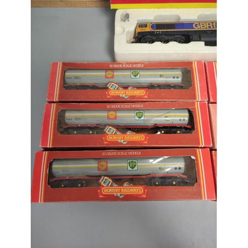 237 - Hornby Railways. Group of boxed 00 gauge models to include a Class 66 66736 