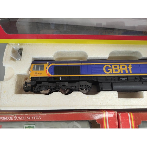 237 - Hornby Railways. Group of boxed 00 gauge models to include a Class 66 66736 