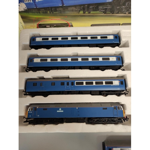 238 - Hornby Railways. A partial DCC READY 00 gauge electric train set 'The Blue Pullman'' R1093. Diesel l... 