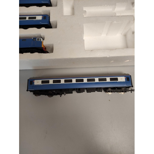 238 - Hornby Railways. A partial DCC READY 00 gauge electric train set 'The Blue Pullman'' R1093. Diesel l... 