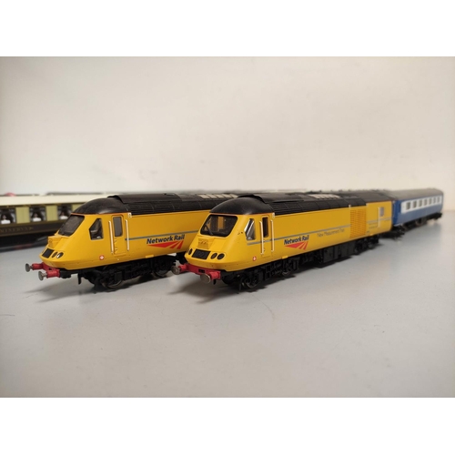 241 - Hornby Railways. Box of 00 gauge locos and rolling stock to include a pair of Class 43 HST Power Car... 