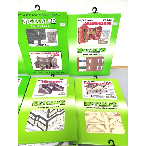 246 - Thirteen sealed Metcalfe Card Construction & Material Kits. OO, N and HO scale buildings to incl... 