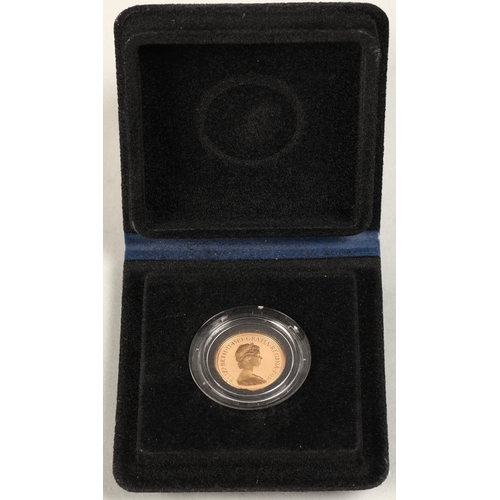 135 - 1979 gold proof sovereign with fitted case.