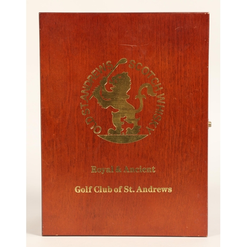 290 - Old St Andrews blended scotch whisky, Clubhouse, in golf ball shaped bottle, with eagle stand, 70 cl... 