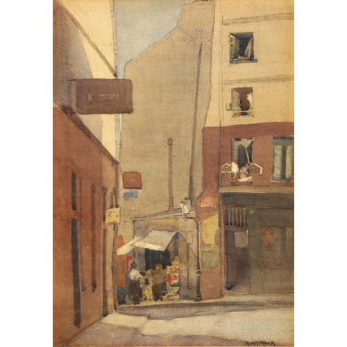 480 - Rose M Fraser (Scottish fl. 1908 - 1916)Framed watercolour - signed'Paris'33cm x 24cm... 