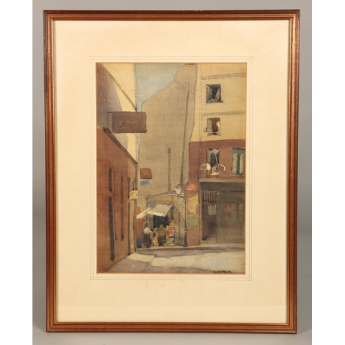 480 - Rose M Fraser (Scottish fl. 1908 - 1916)Framed watercolour - signed'Paris'33cm x 24cm... 