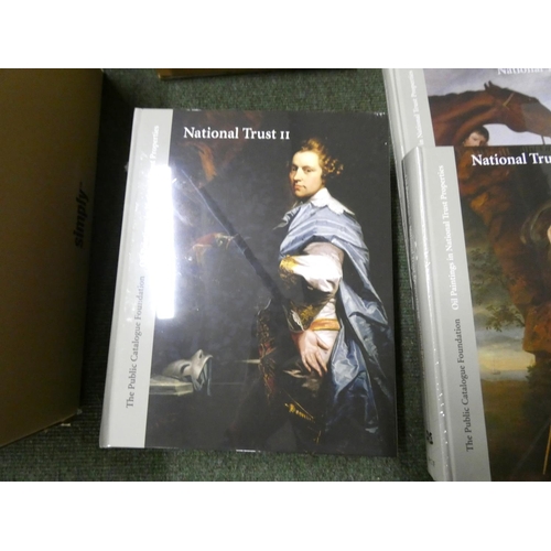 137 - THE PUBLIC CATALOGUE FOUNDATION.  Oil Paintings in National Trust Properties. Vols. 1 to 6. Col. pla... 