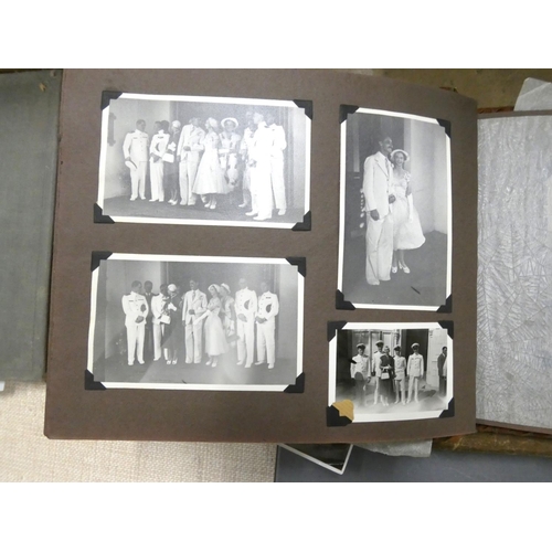 153 - Lee Family.  Four photograph, scrap & cuttings albums, 1870's-1950's incl. local & equestria... 