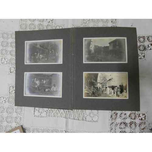 43 - Photograph Album.  1920's neatly presented album of approx. 96 snapshot photographs, 2.5