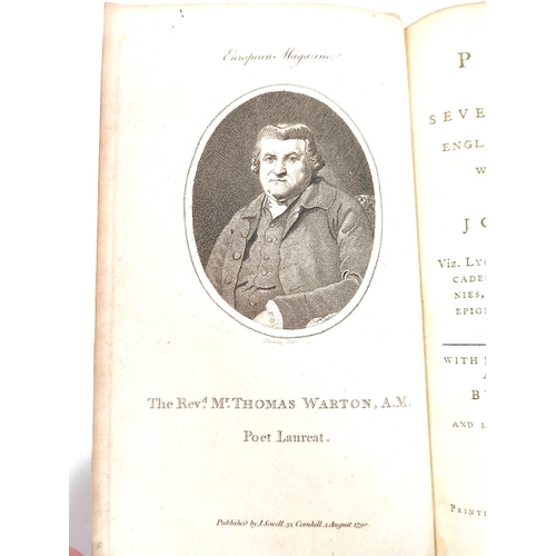 50 - MILTON JOHN.  Poems Upon Several Occasions, English Italian & Latin, With Translations... 