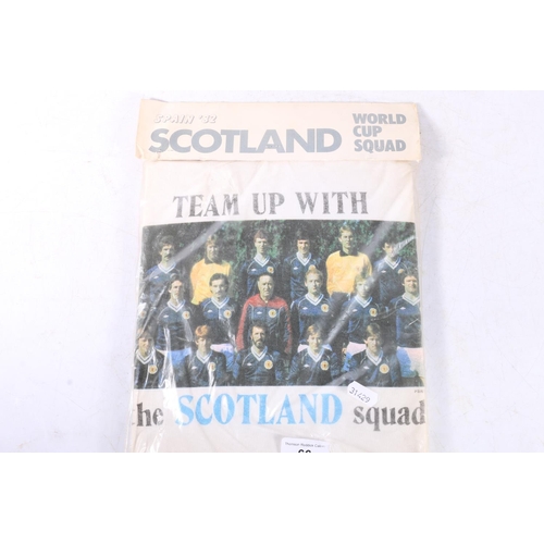 66 - 1982 Scotland National Football Team t-shirt for the Spanish World Cup, in original packaging.